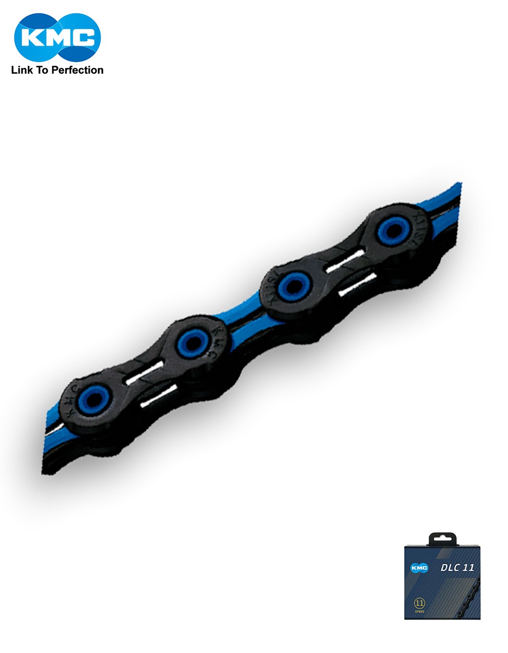 kmc dlc chain 11speed blue